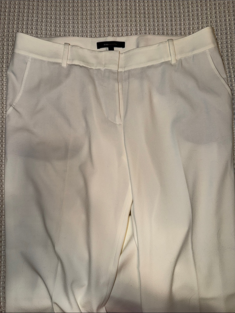 NWOT BCBGMaxAzria White Tailored Dress Trousers